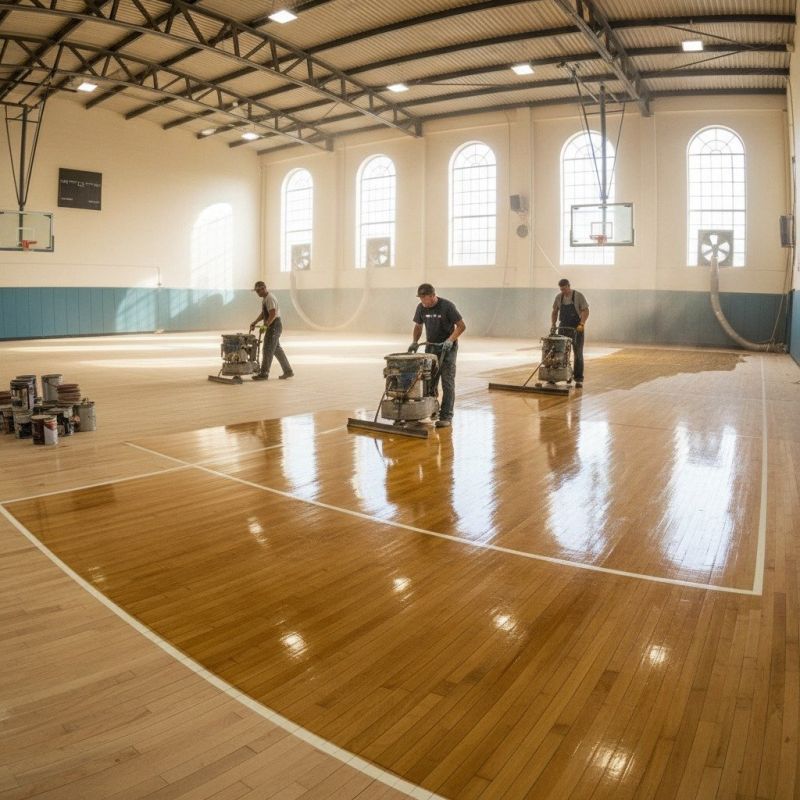 Gym Floor Installation