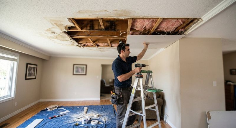 Attic Water Damage Repair in Conroe, TX