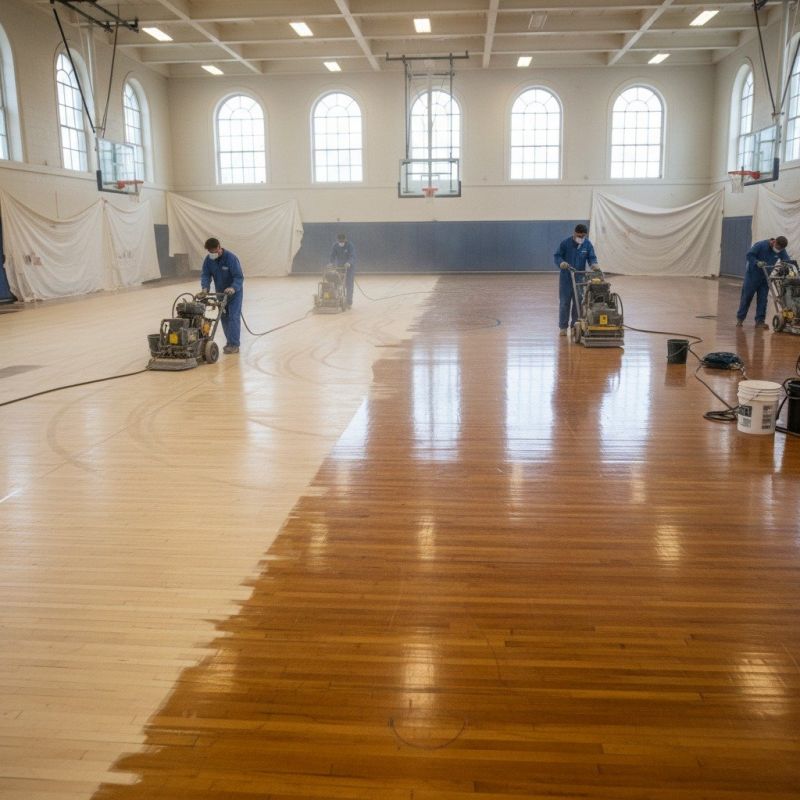 Gym Floor Installation