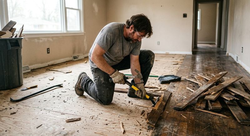 Hardwood Floor Removal in Littleton, CO